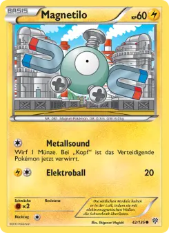 Pokémon-Karte Magnetilo 042/135