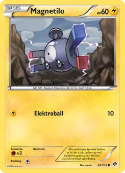 Pokémon-Karte Magnetilo 043/135