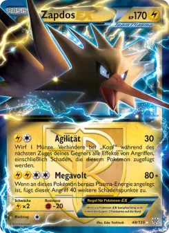 Pokémon-Karte Zapdos-EX 048/135