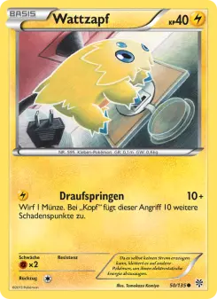 Pokémon-Karte Wattzapf 050/135