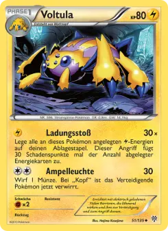 Pokémon-Karte Voltula 051/135