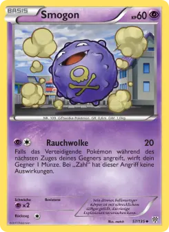 Pokémon-Karte Smogon 057/135