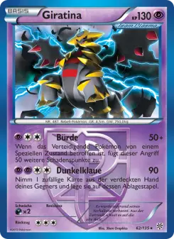 Pokémon-Karte Giratina 062/135