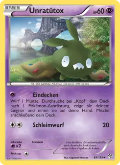 Pokémon-Karte Unratütox 063/135