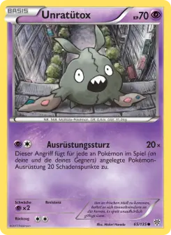 Pokémon-Karte Unratütox 065/135