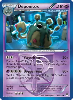 Pokémon-Karte Deponitox 067/135