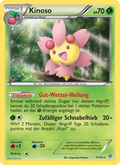 Pokémon-Karte Kinoso 007/135
