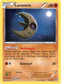 Pokémon-Karte Lunastein 073/135