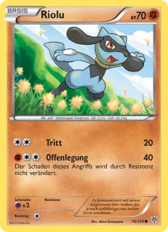 Pokémon-Karte Riolu 076/135