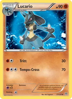 Pokémon-Karte Lucario 077/135