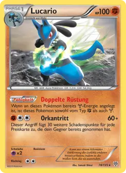 Pokémon-Karte Lucario 078/135