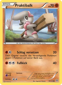 Pokémon-Karte Praktibalk 079/135