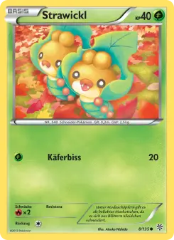 Pokémon-Karte Strawickl 008/135