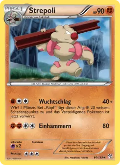 Pokémon-Karte Strepoli 080/135