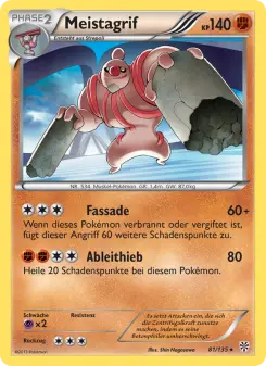 Pokémon-Karte Meistagrif 081/135
