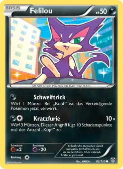 Pokémon-Karte Felilou 082/135