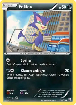 Pokémon-Karte Felilou 083/135