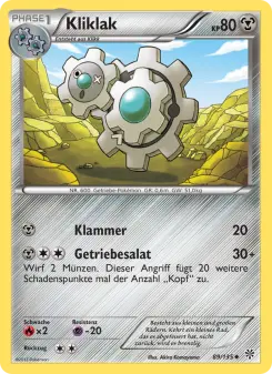 Pokémon-Karte Kliklak 089/135