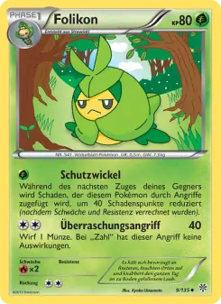 Pokémon-Karte Folikon 009/135