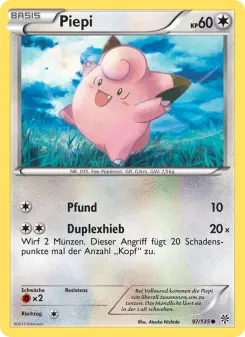 Pokémon-Karte Piepi 097/135