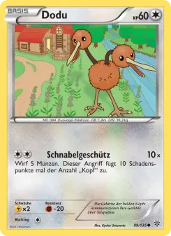 Pokémon-Karte Dodu 099/135