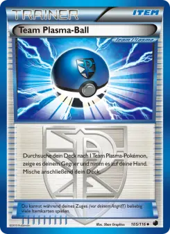 Pokémon-Karte Team-Plasma-Ball 105/116