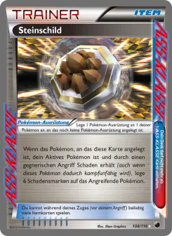 Pokémon-Karte Schutzfels 108/116