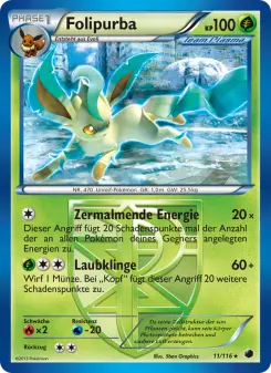 Pokémon-Karte Folipurba 011/116