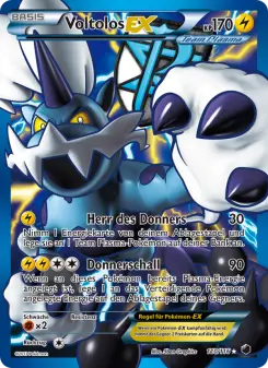 Pokémon-Karte Voltolos-EX 110/116