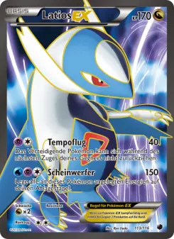 Pokémon-Karte Latios-EX 113/116