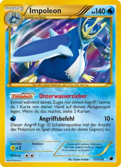 Pokémon-Karte Impoleon 117/116