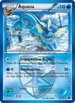 Pokémon-Karte Aquana 020/116