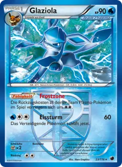 Pokémon-Karte Glaziola 023/116