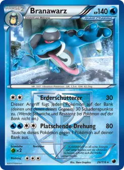 Pokémon-Karte Branawarz 026/116