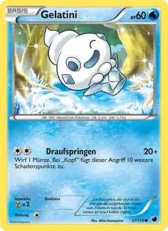 Pokémon-Karte Gelatini 027/116