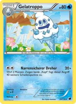 Pokémon-Karte Gelatroppo 028/116
