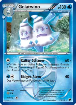 Pokémon-Karte Gelatwino 029/116