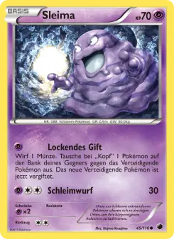 Pokémon-Karte Sleima 045/116