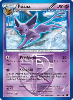 Pokémon-Karte Psiana 048/116