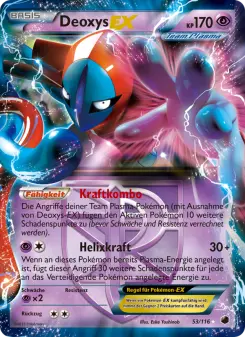 Pokémon-Karte Deoxys-EX 053/116