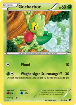 Pokémon-Karte Geckarbor 006/116