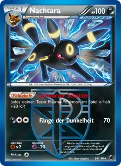 Pokémon-Karte Nachtara 064/116
