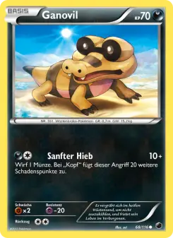 Pokémon-Karte Ganovil 068/116