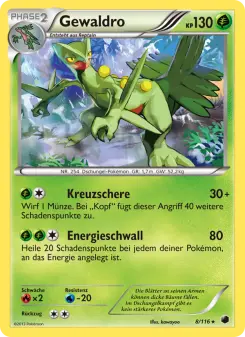 Pokémon-Karte Gewaldro 008/116