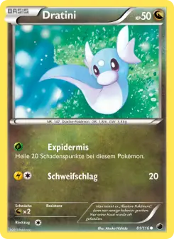 Pokémon-Karte Dratini 081/116