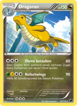 Pokémon-Karte Dragoran 083/116