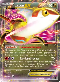 Pokémon-Karte Latias-EX 085/116
