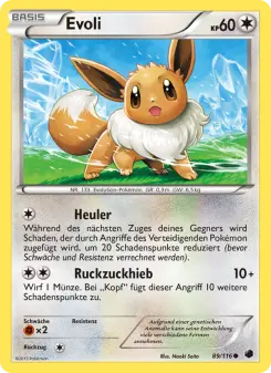 Pokémon-Karte Evoli 089/116