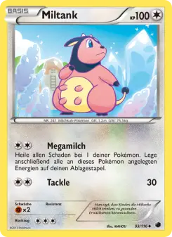 Pokémon-Karte Miltank 093/116