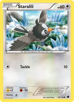 Pokémon-Karte Staralili 095/116